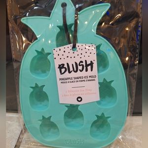 Blush Silicone Pineapple Shaped Ice Mold Tray - NEW - BPA FREE